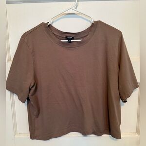 Express Crew Neck Short Sleeve Boyfriend Tee